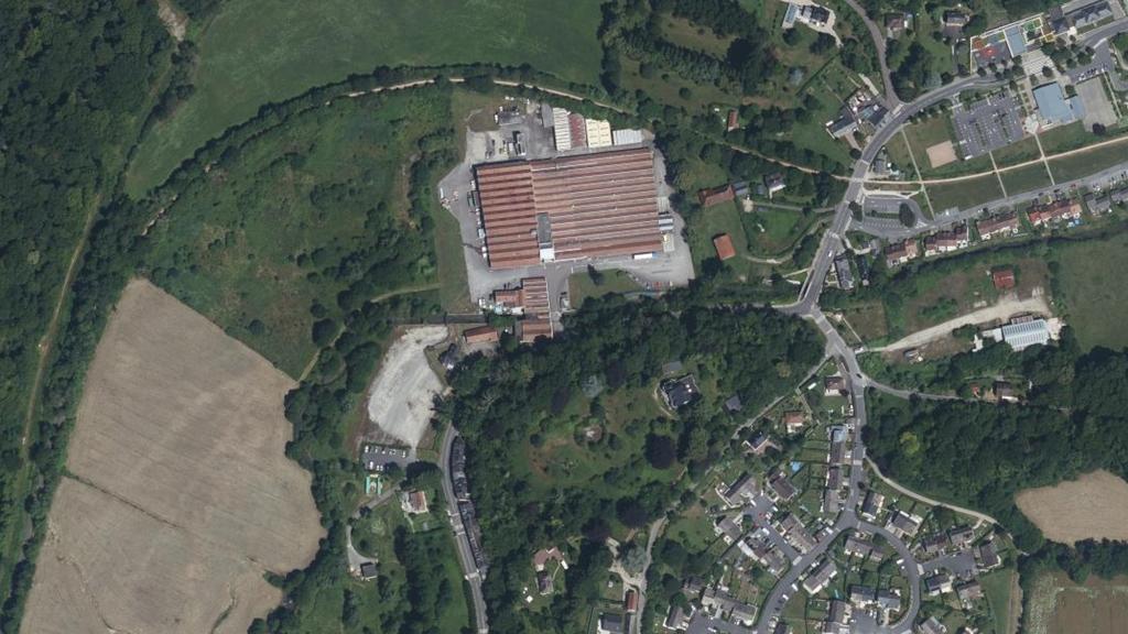 Vue aérienne de Parcours du Vieux moulin