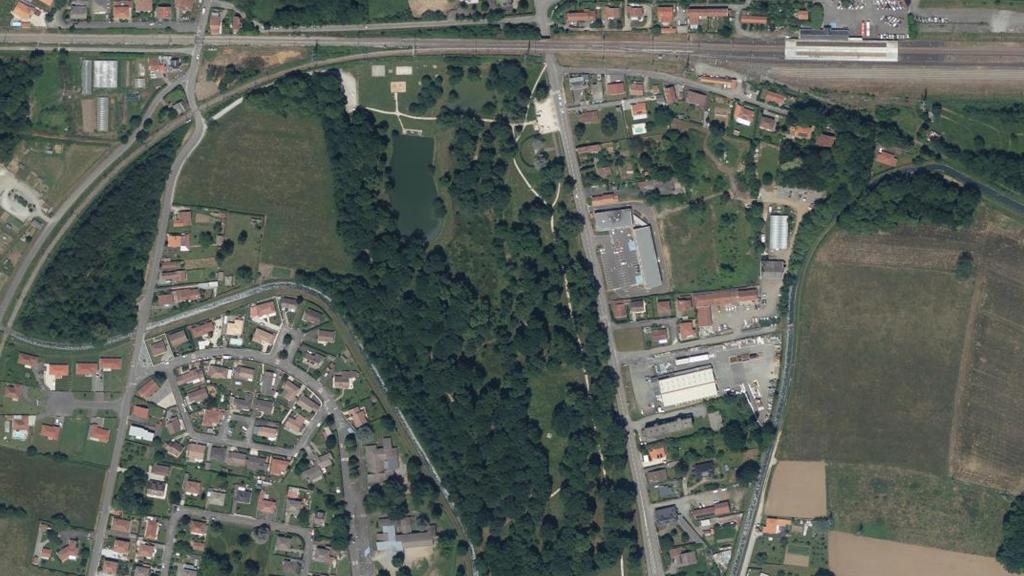 Vue aérienne de Parcours enfant du Guérissa