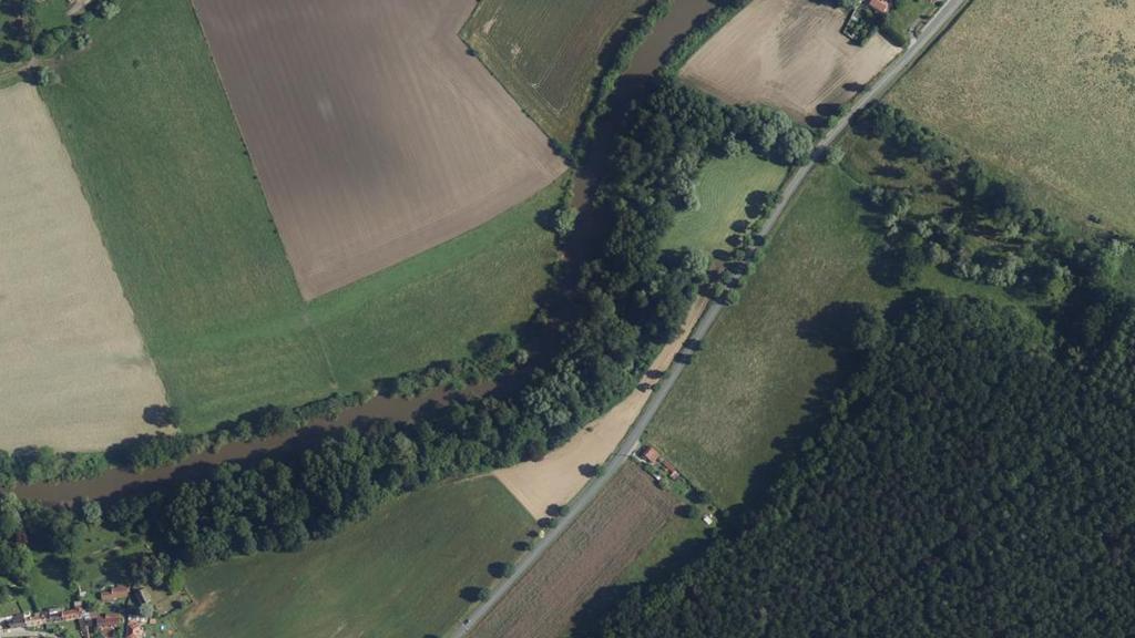 Vue aérienne de Parcours Float-tube Saint-Léger-aux-Bois