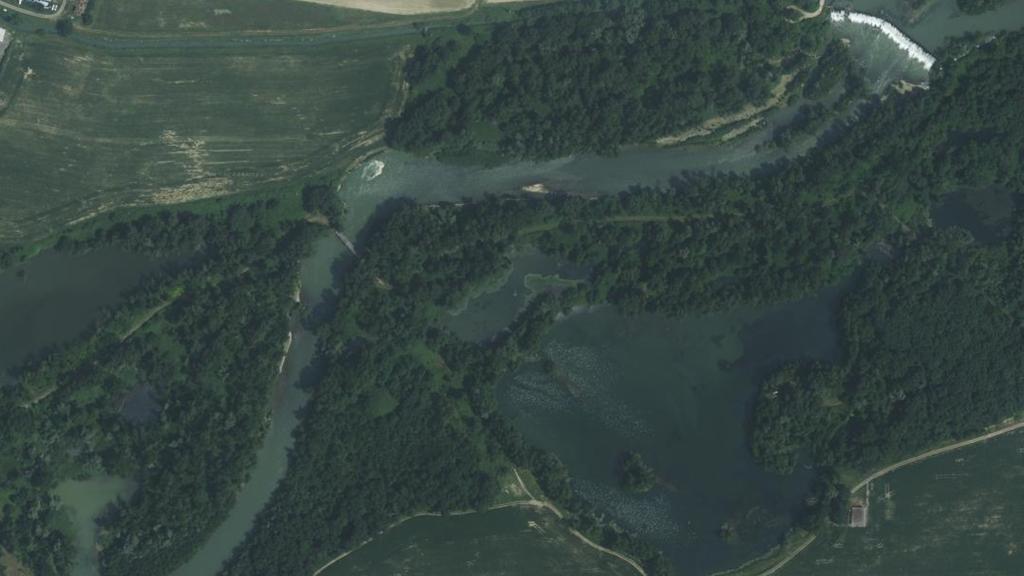 Vue aérienne de Parcours lacs