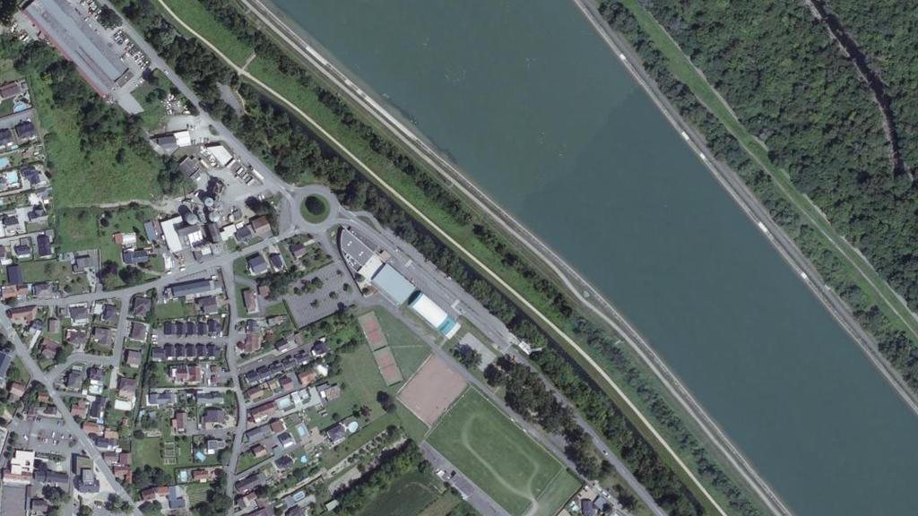 Vue aérienne de Parcours touristique Sud