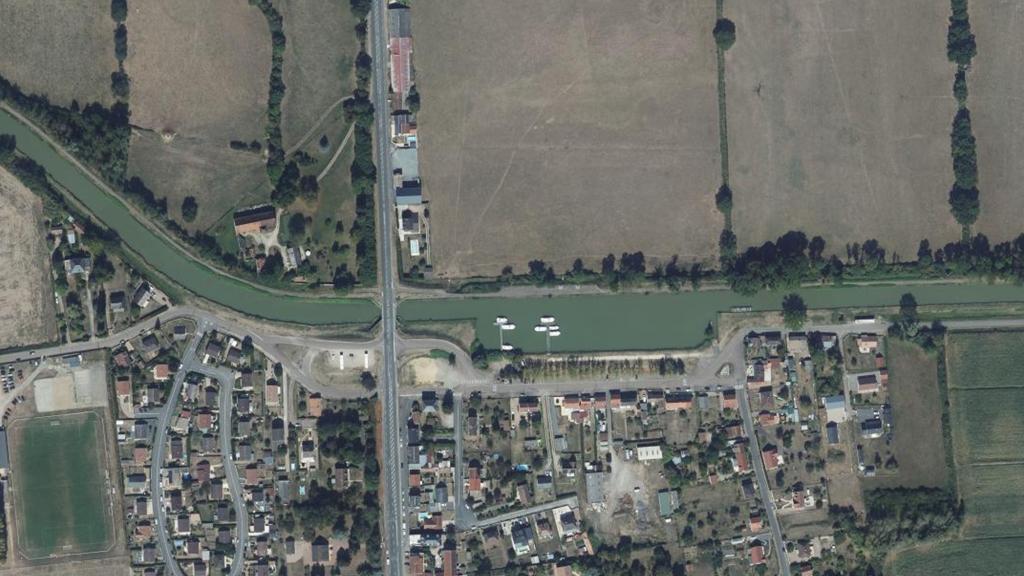 Vue aérienne de Plagny