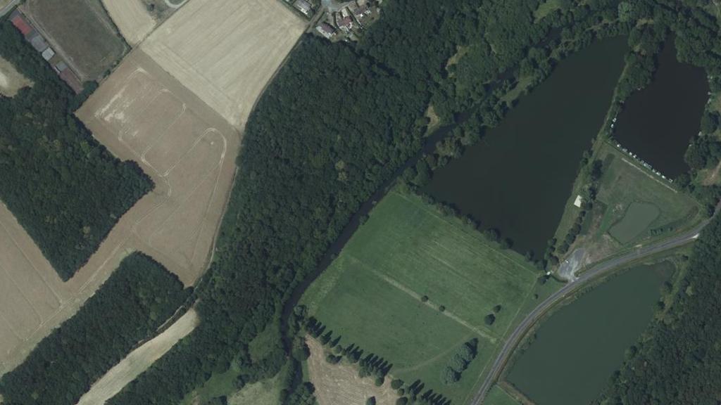 Vue aérienne de Plan d'Eau 1 des Boissières