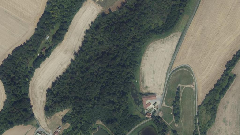 Vue aérienne de Plan d'Eau 1 du Moulin de Muret