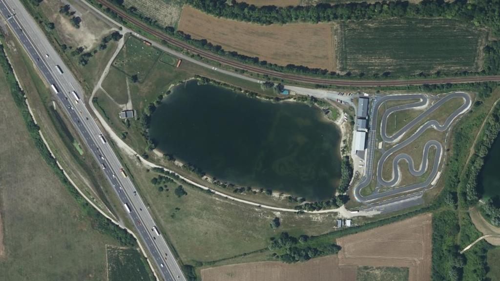 Vue aérienne de Plan d'Eau 3 des Prés Mulots