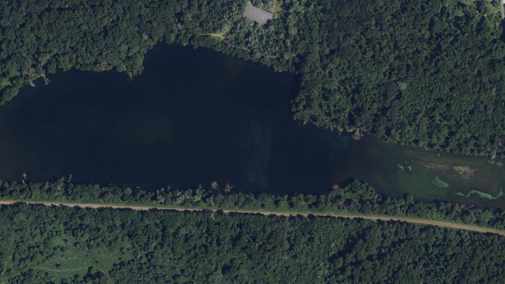 Vue aérienne de Plan d'Eau de Chantraine