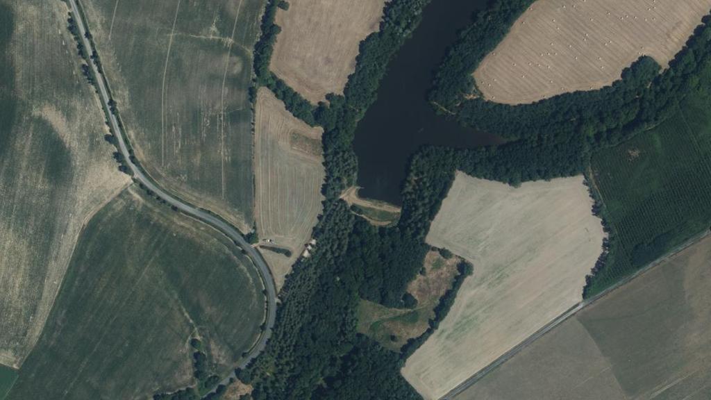Vue aérienne des environs de Les Pineaux