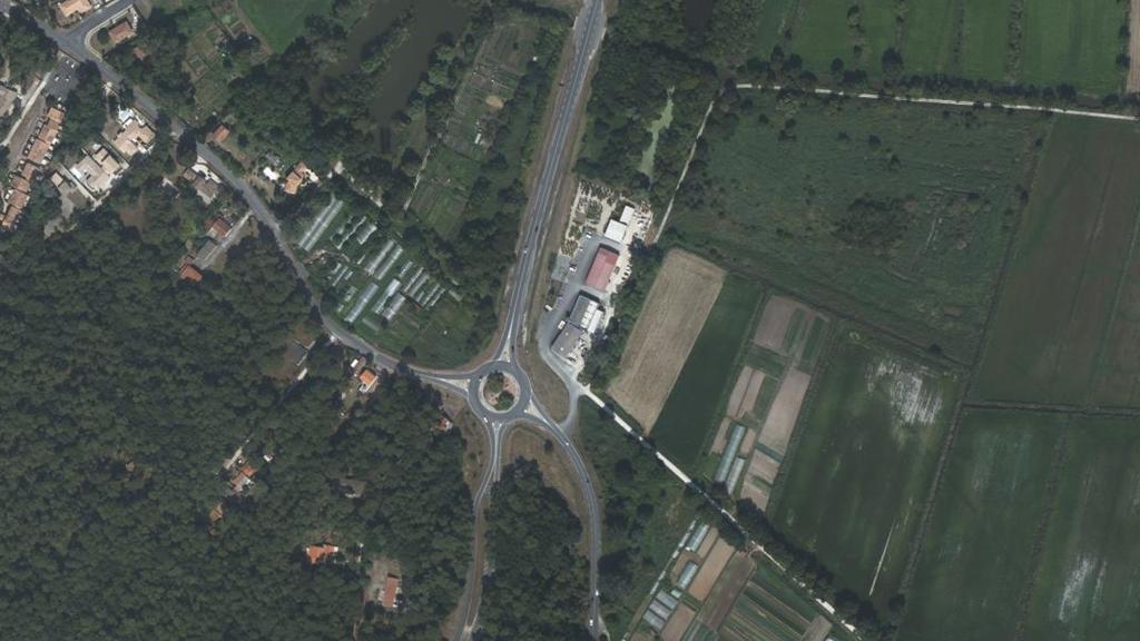 Vue aérienne des environs de Royan