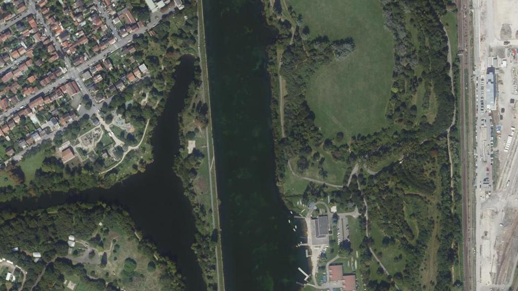 Vue aérienne des environs de Orly