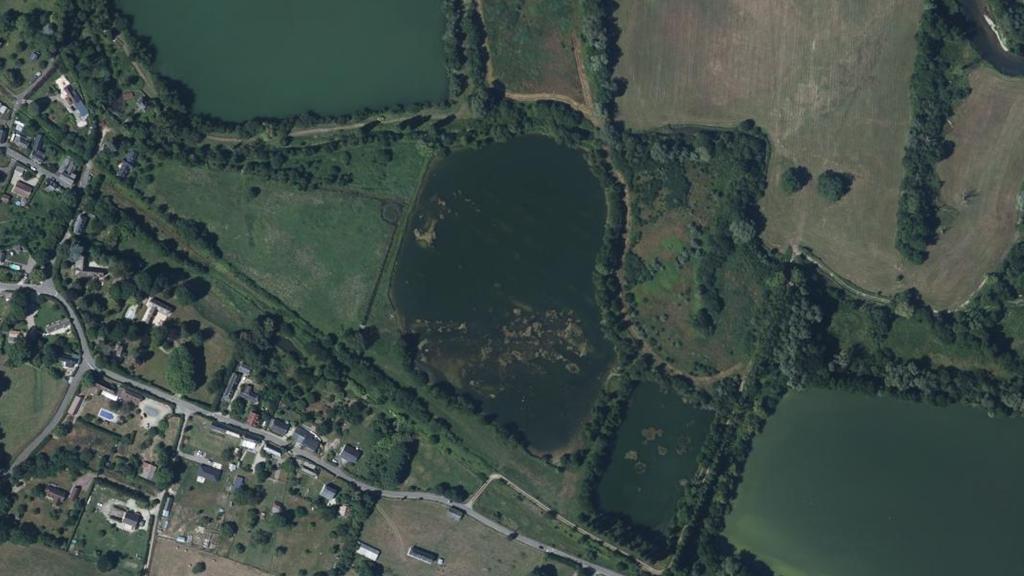 Vue aérienne des environs de Lieurey