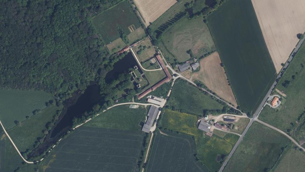 Vue aérienne de Plan d'eau de la Durbeliere