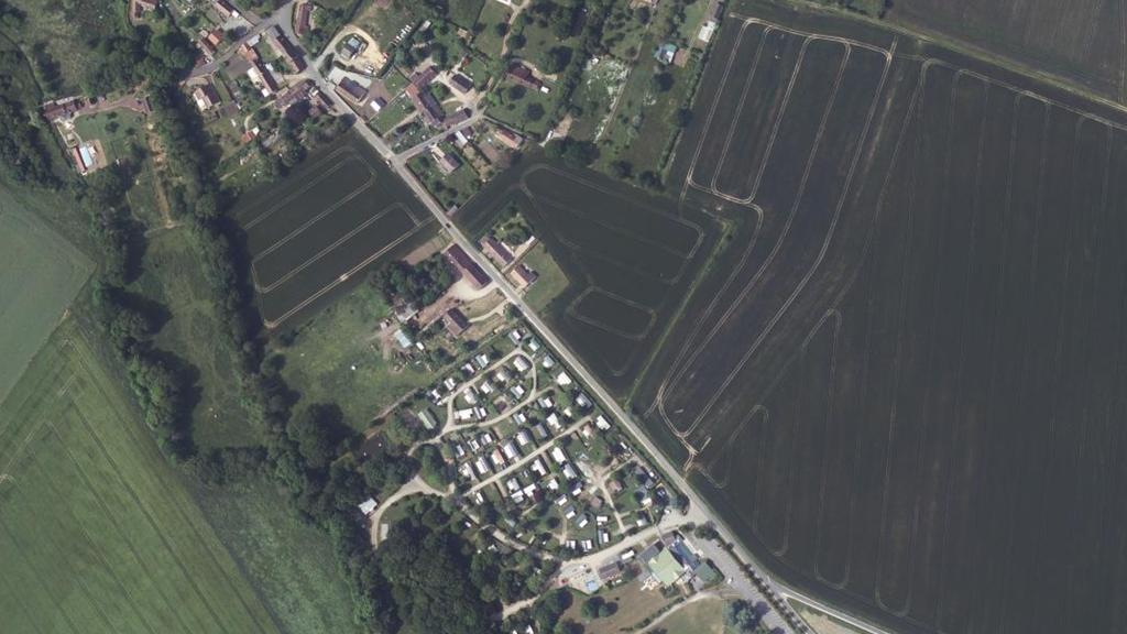 Vue aérienne de Plan d'Eau de la Ferrière (Fontaine-Simon)