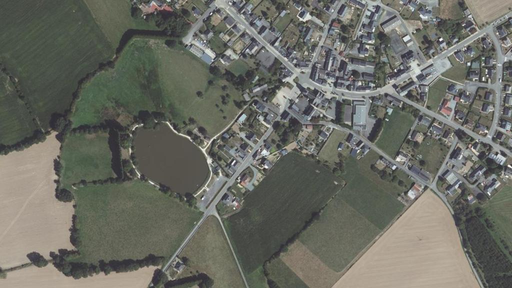 Vue aérienne de Plan d'eau de la Morinière