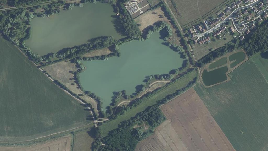 Vue aérienne de Plan d’eau de la Mouline