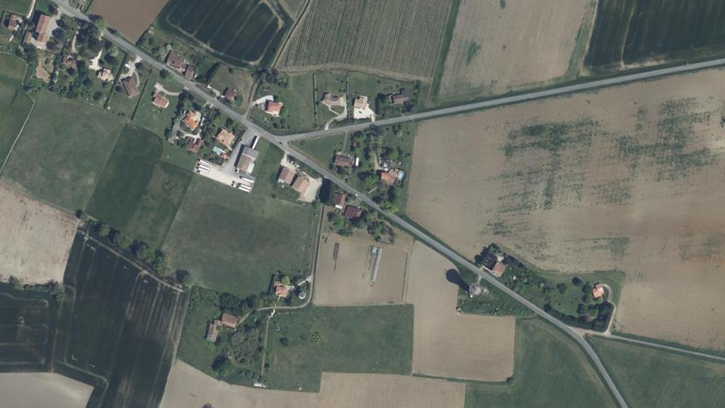 Vue aérienne de Plan d'Eau de Lislebonne-Mezin