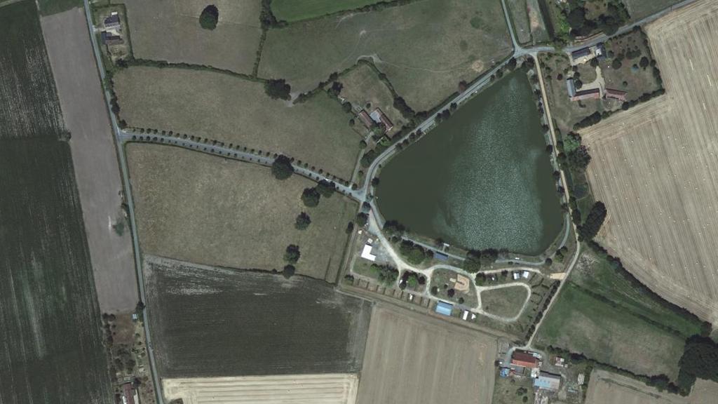 Vue aérienne des environs de Commer