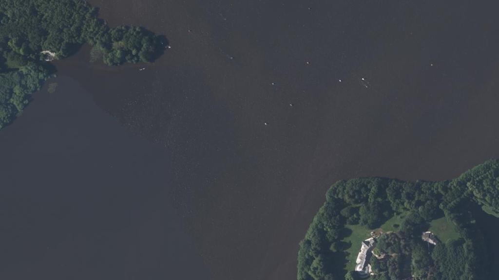 Vue aérienne de Plan d'Eau de Mazerolles (Sucé-sur-Erdre)