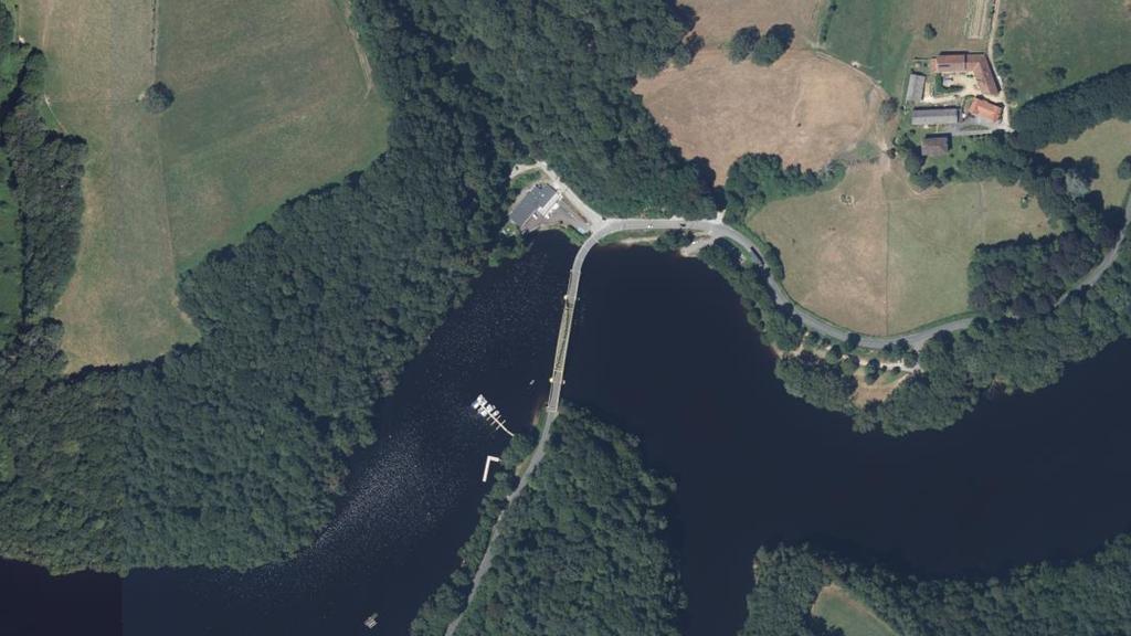 Vue aérienne de Plan d'Eau de Saint Marc Ou Dognon (Saint-Laurent-les-Églises)