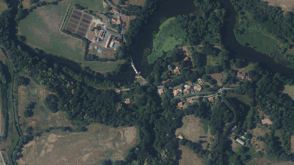 Vue aérienne des environs de Saint-Aubin-des-Ormeaux