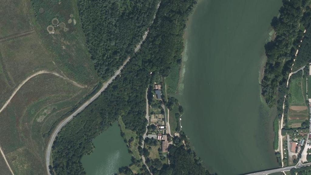 Vue aérienne des environs de Anse