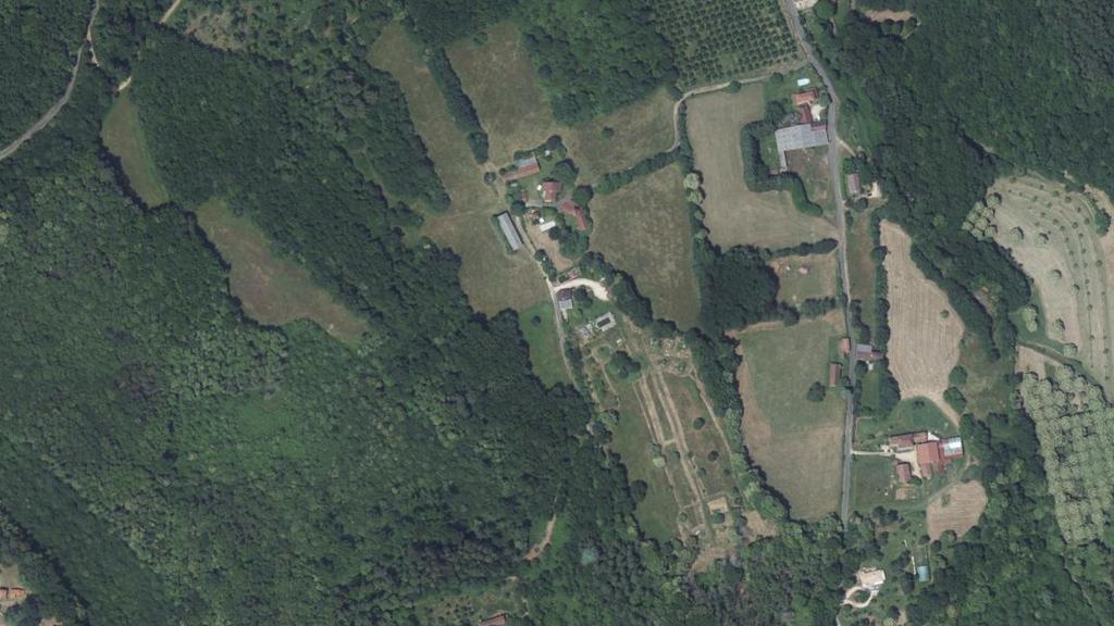 Vue aérienne de Plan d'Eau du Moulin du Mas