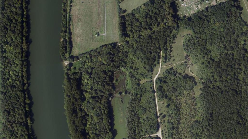 Vue aérienne de Plan d'eau Ens de Livry