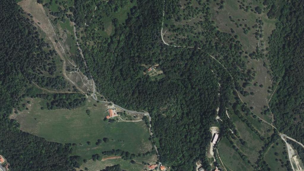 Vue aérienne de Prats-de-mollo