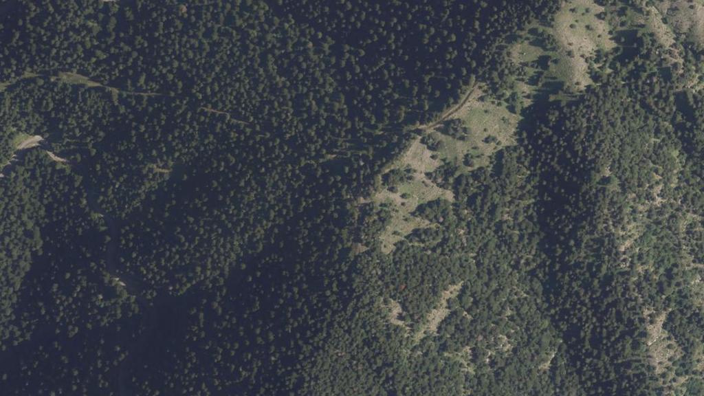 Vue aérienne des environs de Lantosque