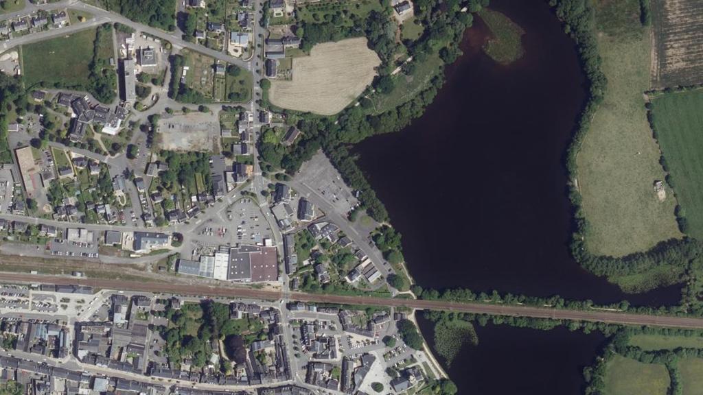 Vue aérienne de Rosporden