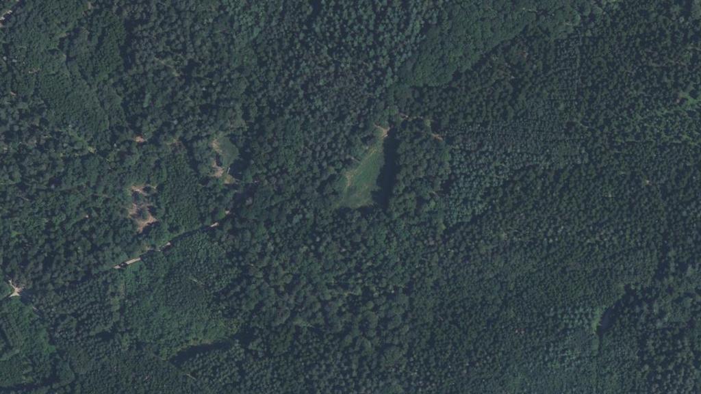 Vue aérienne des environs de Le Roulier