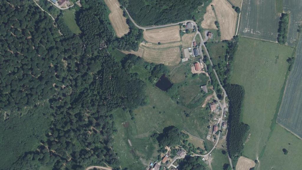 Vue aérienne des environs de Hadol