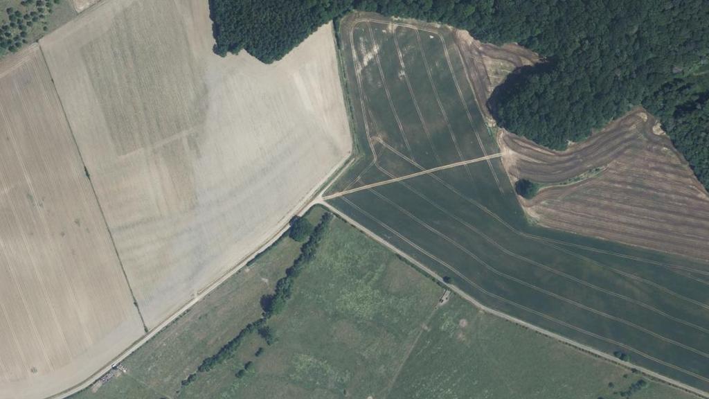 Vue aérienne des environs de Rainville