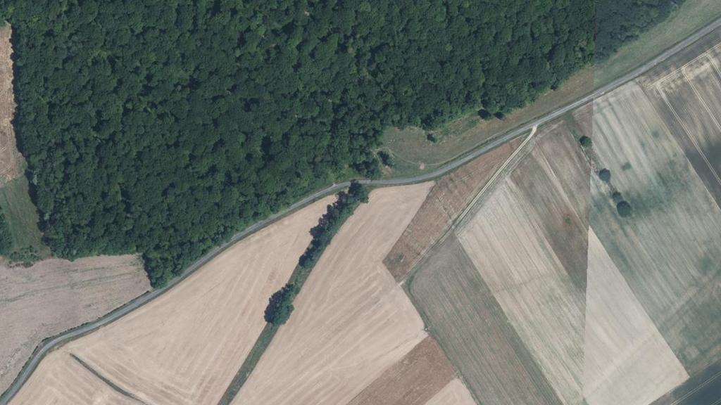 Vue aérienne des environs de Serqueux