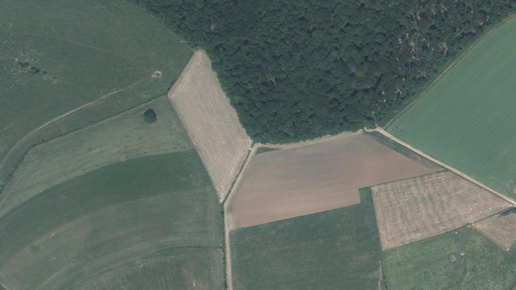 Vue aérienne des environs de Auzainvilliers