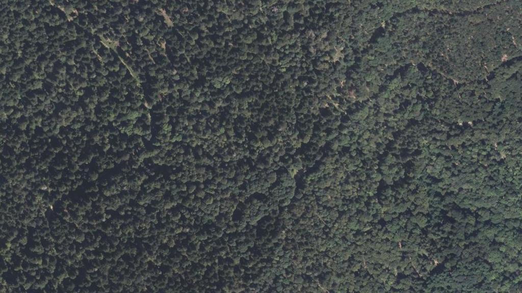 Vue aérienne des environs de Lubine