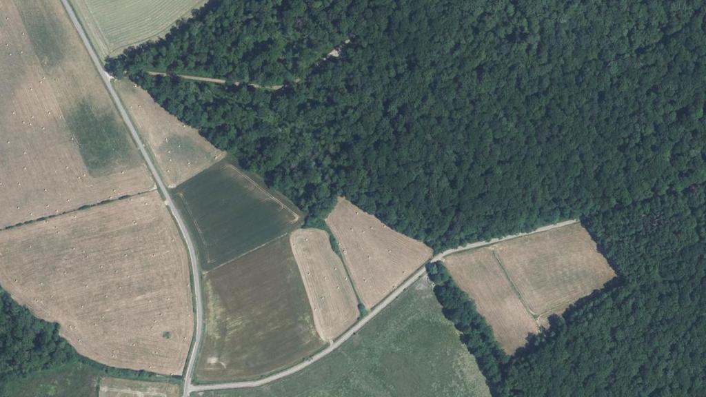 Vue aérienne de Ru de Larosoire