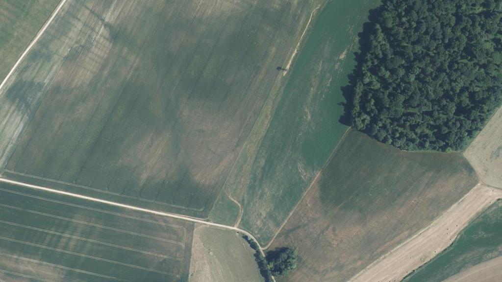 Vue aérienne des environs de Damas-et-Bettegney