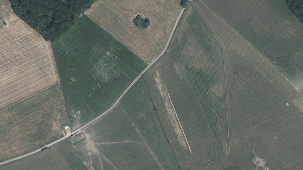 Vue aérienne de Ru de l'Ecuelle