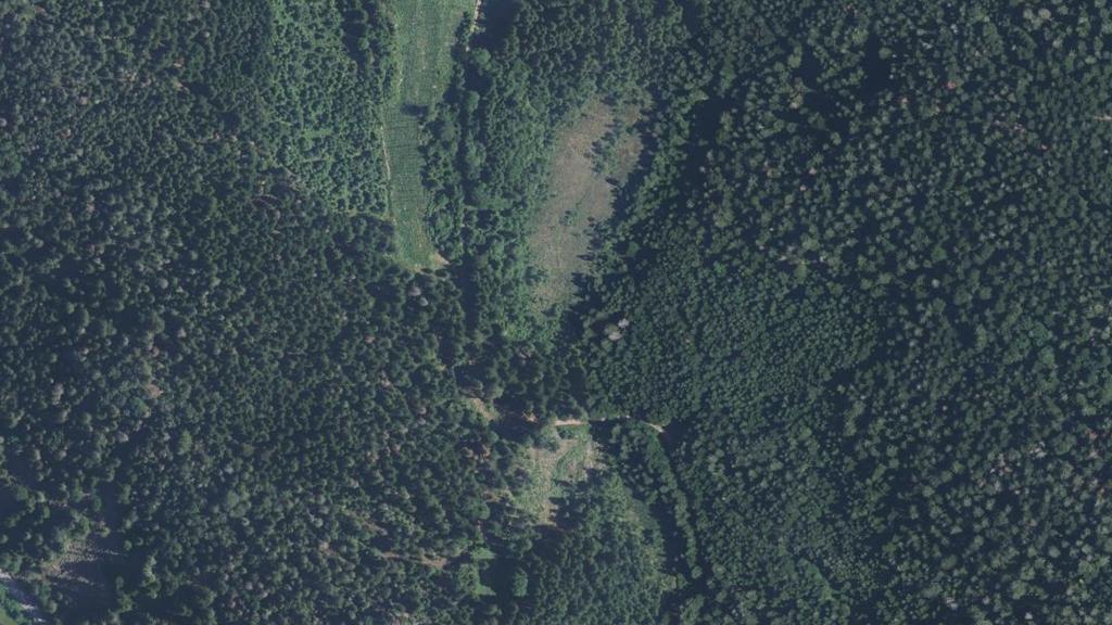 Vue aérienne des environs de Barbey-Seroux
