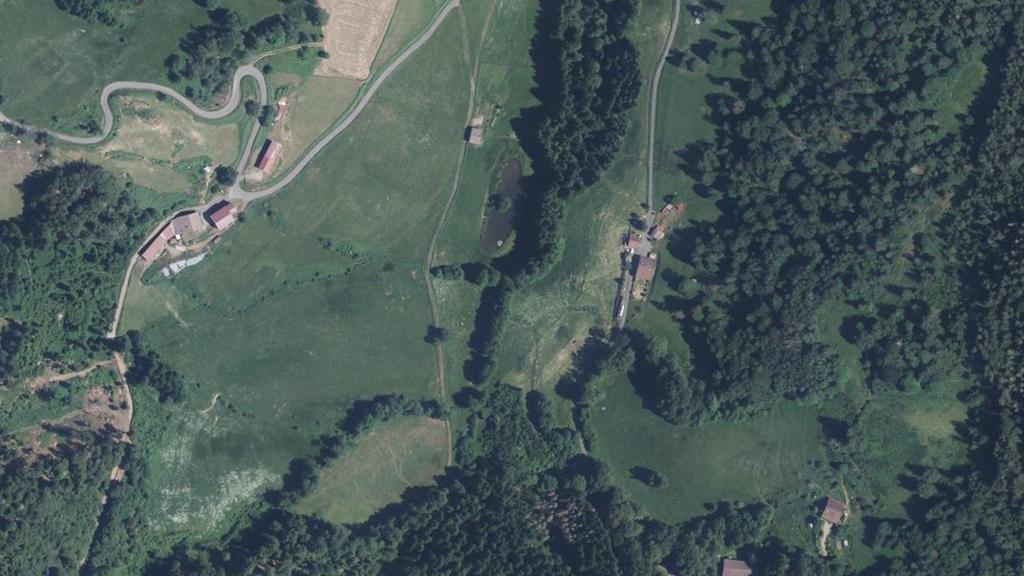 Vue aérienne des environs de Ramonchamp