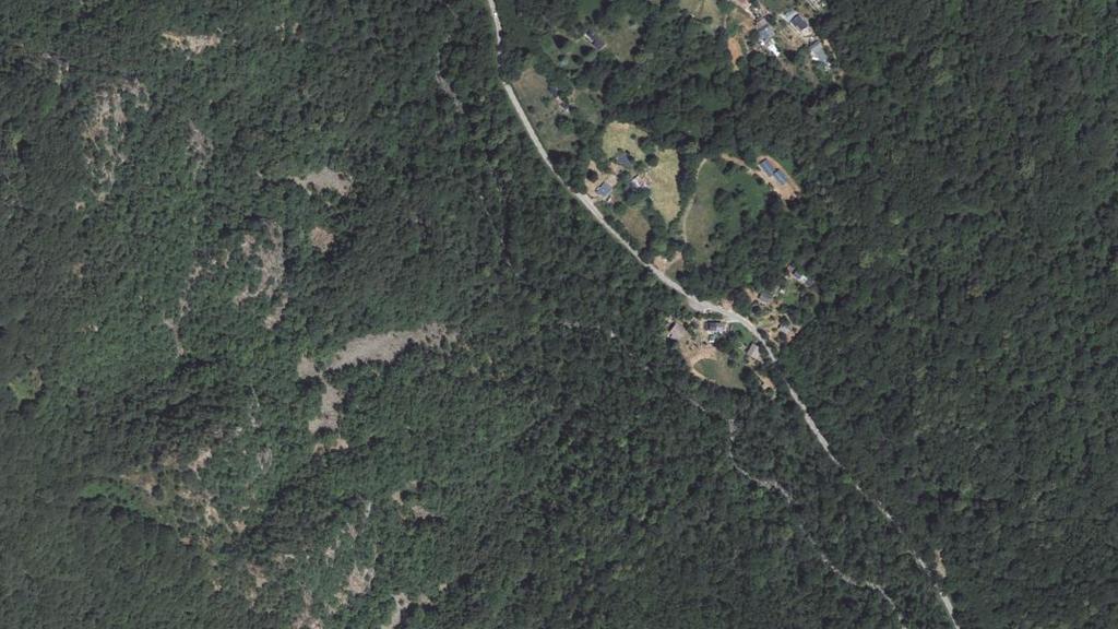 Vue aérienne des environs de Val-de-Sos