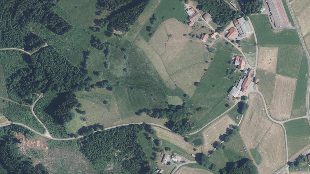 Vue aérienne des environs de Champdray