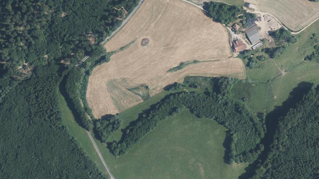 Vue aérienne des environs de Renauvoid