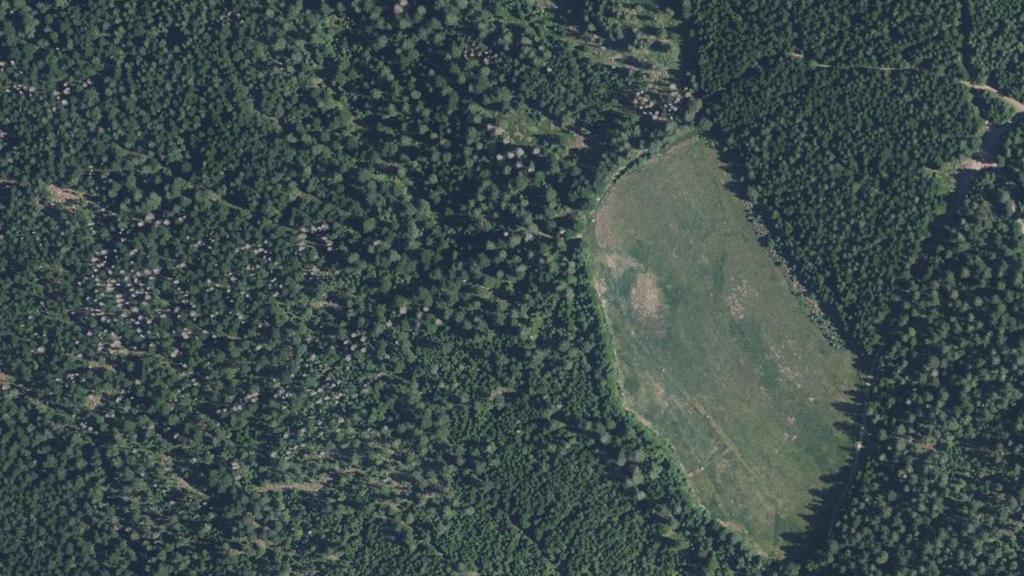 Vue aérienne de Ru du Chaufour