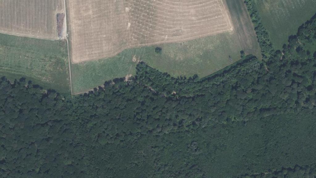 Vue aérienne des environs de Saint-Ouen-lès-Parey