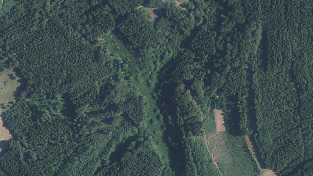 Vue aérienne de Ru du Pre de l'Aune