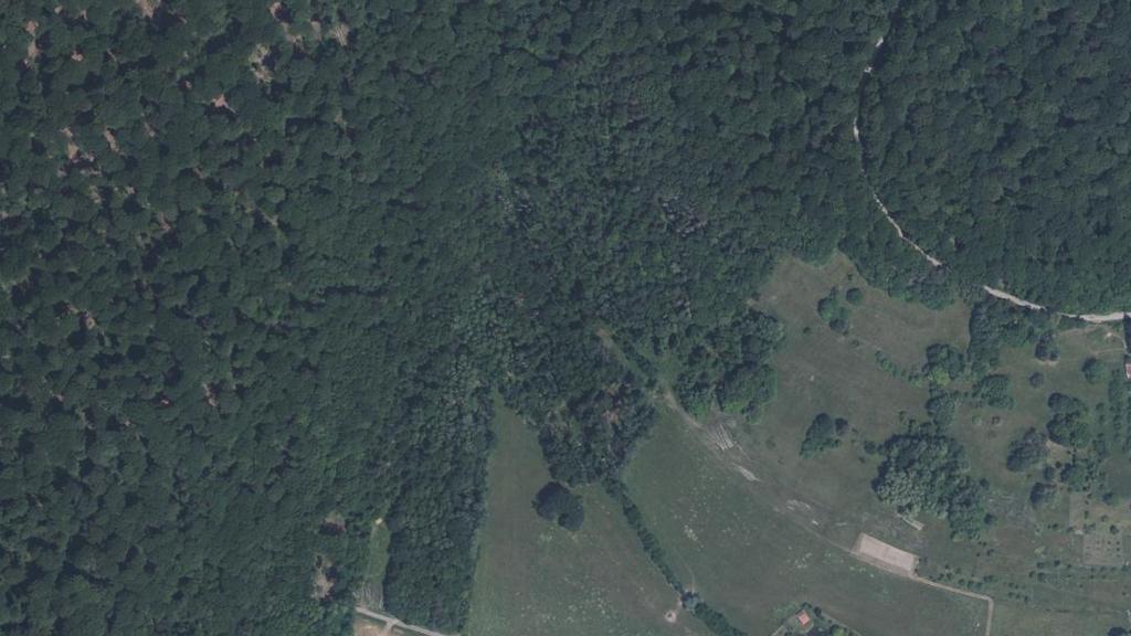 Vue aérienne de Ru Durand