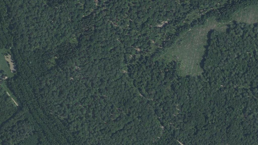 Vue aérienne des environs de Romont