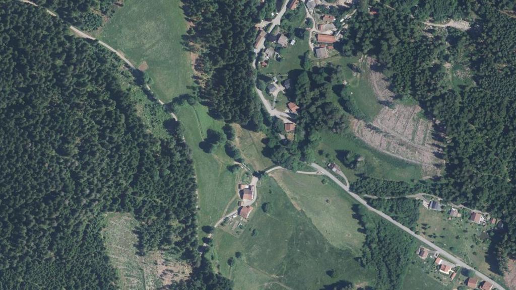 Vue aérienne des environs de Liézey
