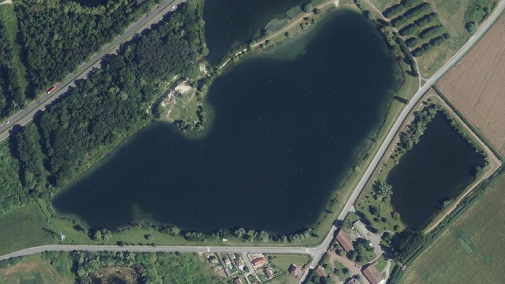Vue aérienne de Sablière 2 des Ruminées